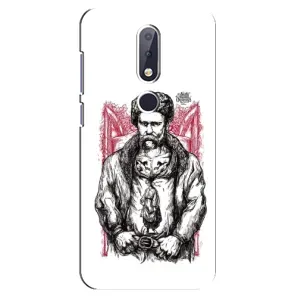 Чохли для Nokia 6.1 Plus с принтом Тараса Шевченко (AlphaPrint) (Козак Шевченко)