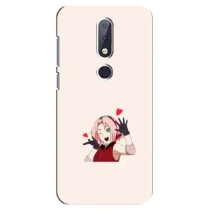 Чехол с принтом «Лайк Сакура» для Nokia 6.1 Plus