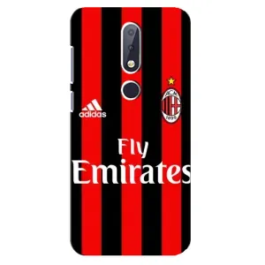 Чохли для Nokia 6.1 Plus (VPrint) - Футбольні клуби (Milan)