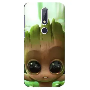 Чехол с принтом «Милый Грут» для Nokia 6.1 Plus
