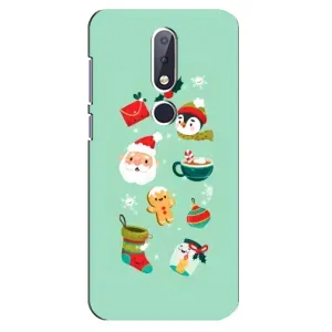 Новогодние Чехлы для Нокиа 6.1 Плюс (VPrint)