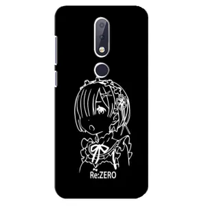 Чехол с принтом «Re: Zero» для Nokia 6.1 Plus