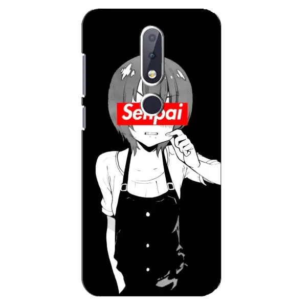 Чехол с принтом «Senpai» для Nokia 6.1 Plus