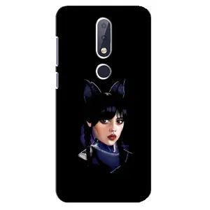 Чохли Венсдей на Nokia 6.1 Plus Уенсдей (AlphaPrint) (серйозна Венздей)
