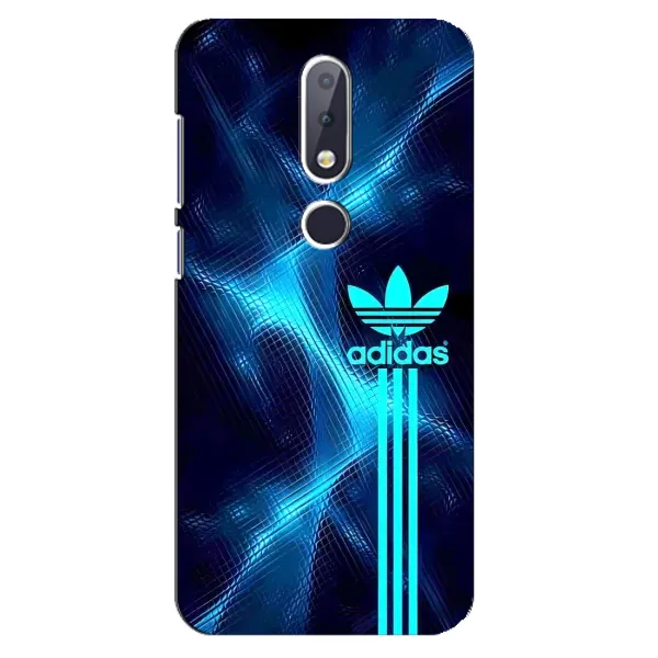 Чохол з принтом «Синій Адідас» для Nokia 6.1 Plus Чохол з принтом «Синій Адідас» для Nokia 6.1 Plus