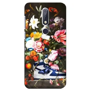 Чехол для Nokia 6.1 Plus - с принтом Найк (AlphaPrint)