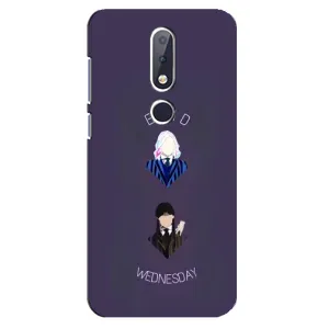 Чохли Венсдей на Nokia 6.1 Plus Уенсдей (AlphaPrint) (Венздей і подруга)