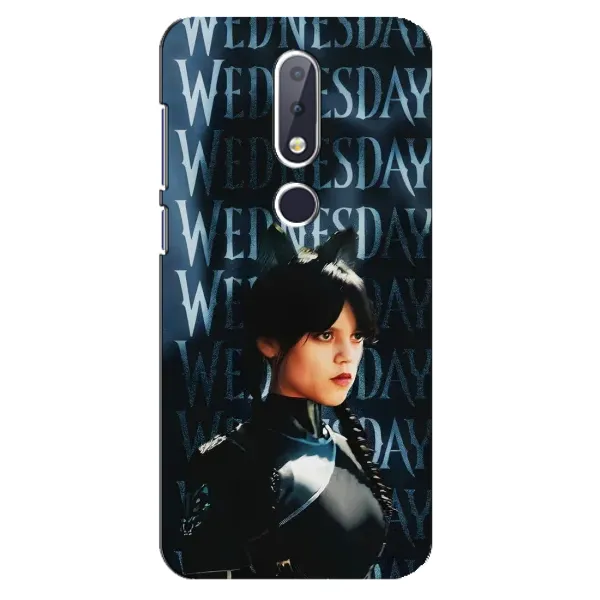 Чехол с принтом «Уэнздей кошка» для Nokia 6.1 Plus Чехол с принтом «Уэнздей кошка» для Nokia 6.1 Plus