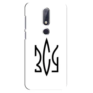Чохли для Nokia 6.1 Plus Укр. Символіка (AlphaPrint) (ЗСУ герб)