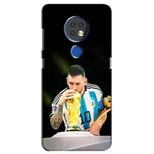 Чехлы для Nokia 6.2 (2019) (Leo чемпион) (AlphaPrint) (Кубок Месси)