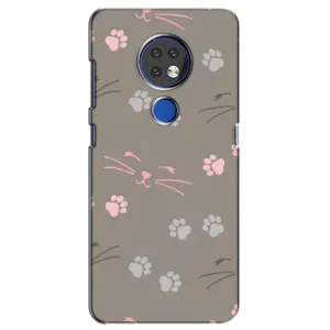 Чохол з малюнком кіт на Nokia 6.2 (2019) (Лапи і вуса)