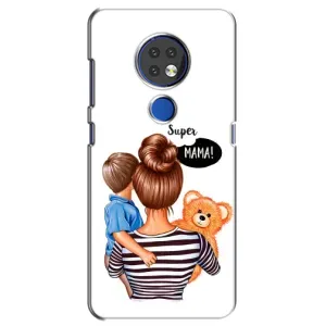 Чохол з друком для Nokia 6.2 (2019) - (Мама з дитинкою) (AlphaPrint) (Мама з синочком)