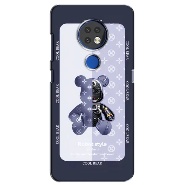 Чохол з принтом «Медведик LV» для Nokia 6.2 (2019)