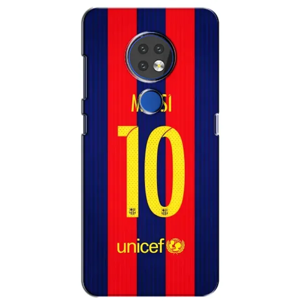 Чехол с принтом «Messi Barca 10» для Nokia 6.2 (2019)