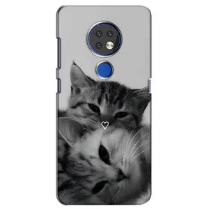 Чохол з малюнком кіт на Nokia 6.2 (2019) (Пара котів)