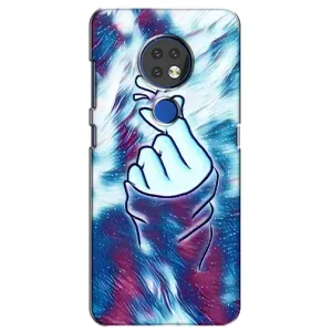 Чохол з принтом «Радужне серце» для Nokia 6.2 (2019)