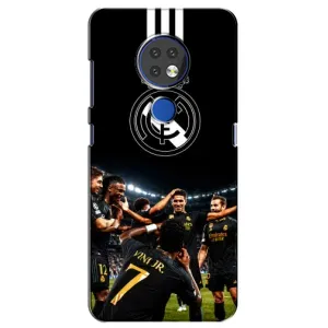 Чехол для Nokia 6.2 (2019) с принтом (ФК Реал Мадрид)