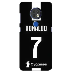 Чехол Криштиану Роналду для Nokia 6.2 (2019) (AlphaPrint) (RONALDO 7)