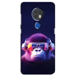 Чохол з Мавпами Nokia 6.2 (2019) - (AlphaPrint) (Стильна мавпа)