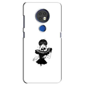 Чехлы Венсдей на Nokia 6.2 (2019) Уэнсдей (AlphaPrint) (танец Уэнздей)
