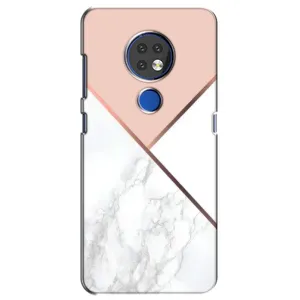 Мраморний чехол на Nokia 6.2 (2019) (VPrint) (Тройний мрамор)