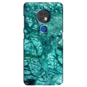 Мраморний чехол на Nokia 6.2 (2019) (VPrint) (Зелений мрамор)