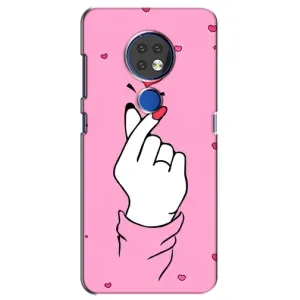 Чохол з принтом для Nokia 6.2 (2019) (AlphaPrint - Знак сердечка)