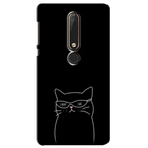 Чохол з малюнком кіт на Nokia 6 2018 (Байдужий кіт)