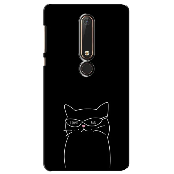 Чохол з принтом «Байдужий кіт» для Nokia 6 2018 Чохол з принтом «Байдужий кіт» для Nokia 6 2018