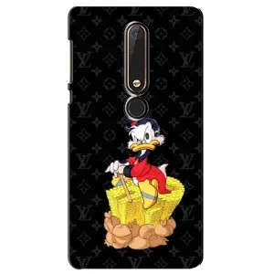 Чехли для Nokia 6 2018 - Скрудж МакДак Louis Vuitton (PREMIUMPrint) (Богатство Макдака)
