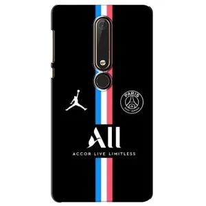 Чехлы PSG для Nokia 6 2018 (AlphaPrint) (футболка ПСЖ)
