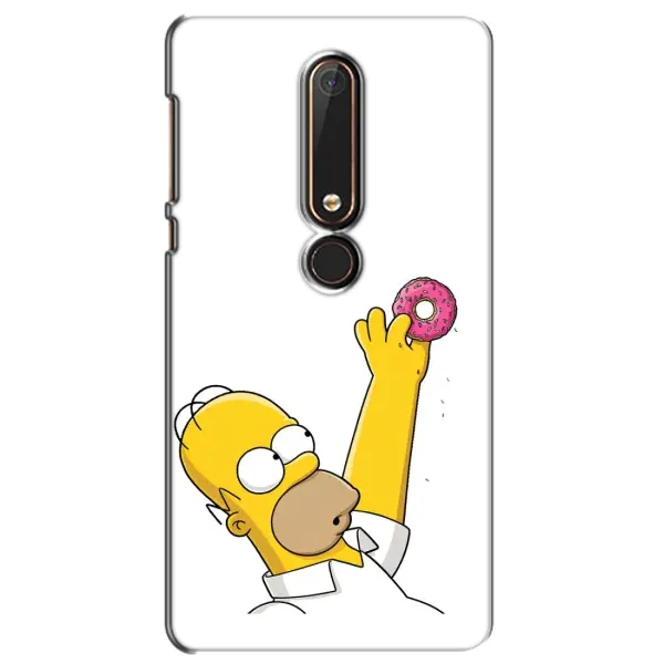 Чехол с принтом «Гомер с пончиком» для Nokia 6 2018 Чехол с принтом «Гомер с пончиком» для Nokia 6 2018