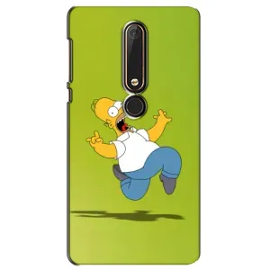 Чехол с Симпсонами для Nokia 6 2018 (VPrint) (Гомер Симпсон)
