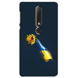 Чехол для Патриота Украины Nokia 6 2018 - (AlphaPrint) (Коктейль молотова)
