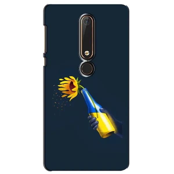 Чехол с принтом «Коктейль молотова» для Nokia 6 2018