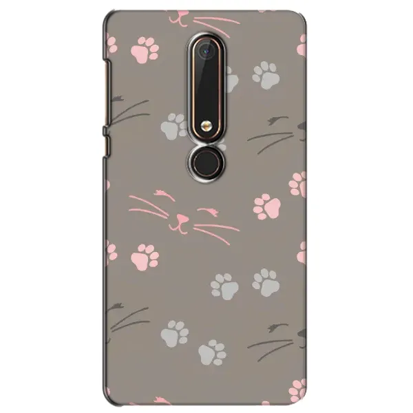 Чохол з принтом «Лапи і вуса» для Nokia 6 2018 Чохол з принтом «Лапи і вуса» для Nokia 6 2018