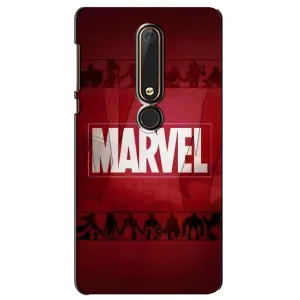 Чехол с принтом «MARVEL» для Nokia 6 2018