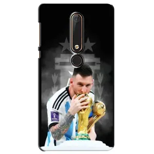 Чохли для Nokia 6 2018 (Leo чемпіон) (AlphaPrint) (Мессі Чемпіон)