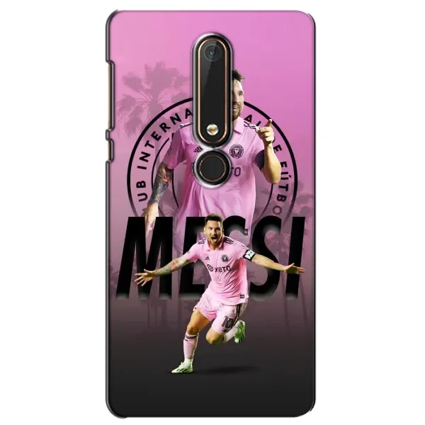 Чохол з принтом «Messi Miami» для Nokia 6 2018