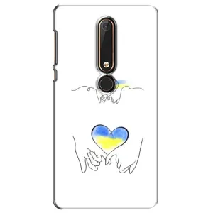 Чехол для Патриота Украины Nokia 6 2018 - (AlphaPrint) (Мир Украине)