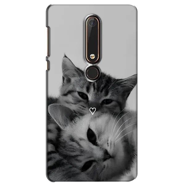 Чохол з принтом «Пара котів» для Nokia 6 2018 Чохол з принтом «Пара котів» для Nokia 6 2018