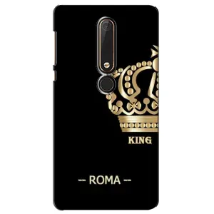 Чехлы для Nokia 6 2018 (VPrint) - Футбольные клубы (Roma)