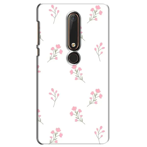 Чехол с принтом «Розовые цветы» для Nokia 6 2018 Чехол с принтом «Розовые цветы» для Nokia 6 2018
