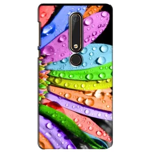 Чехлы (ART) Цветы на Nokia 6 2018 (VPrint) (Семицветик)