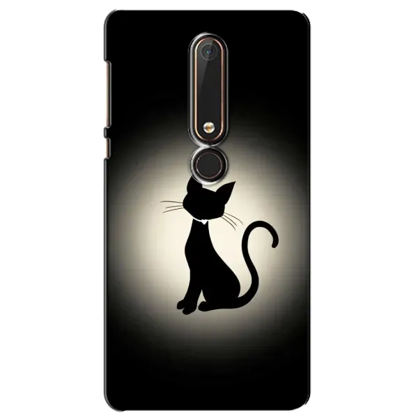 Чохол з принтом «Силует котика» для Nokia 6 2018