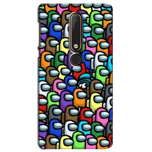 Чехол Амонг Ас для Nokia 6 2018 (AlphaPrint)