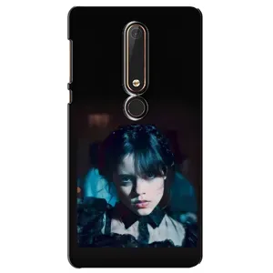 Чехлы Венсдей на Nokia 6 2018 Уэнсдей (AlphaPrint) (взгляд Уэнздей)