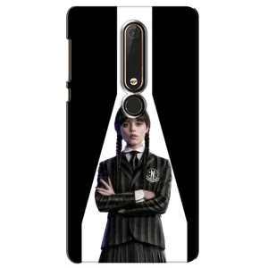 Чехлы Венсдей на Nokia 6 2018 Уэнсдей (AlphaPrint) (W-Wednesday)