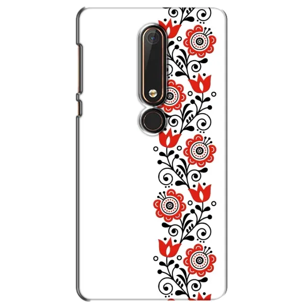 Чехол с принтом «Яркая вишиванка» для Nokia 6 2018