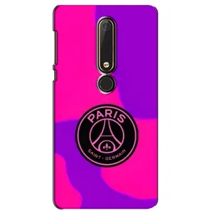 Чехлы PSG для Nokia 6 2018 (AlphaPrint) (яркий ПСЖ)